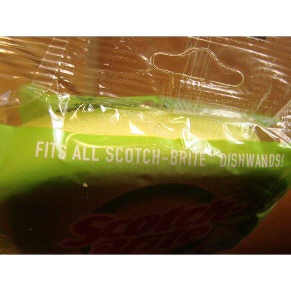NEW Scotch-Brite 3M Heavy-Duty 3 Dishwand Refills 3 Pack Sponge Soap Control NIP - Picture 8 of 10